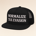 Casquette Normalize Tax Evasion black--black