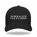 Casquette Normalize Tax Evasion black--black