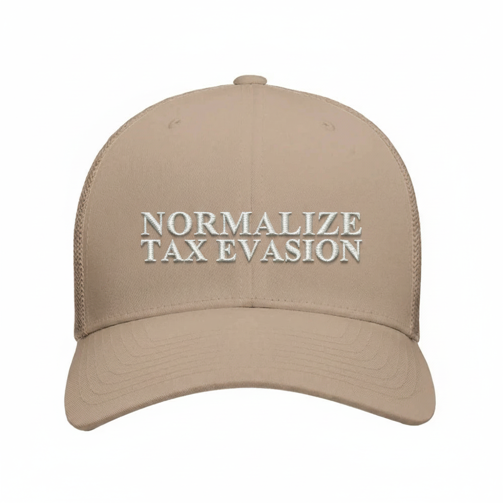 Casquette Normalize Tax Evasion khaki--khaki