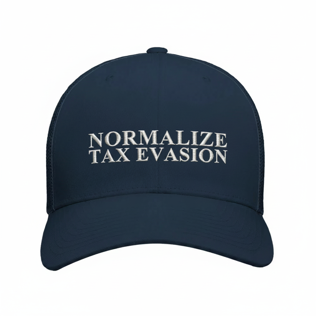 Casquette Normalize Tax Evasion navy--navy